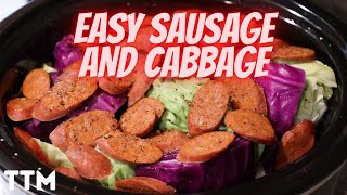 How to Make Sausage and Cabbage in the Slow Cooker
