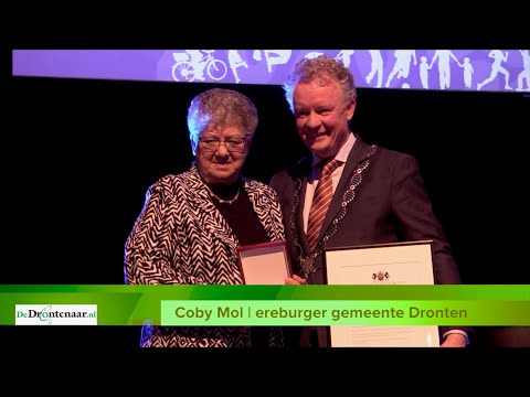 Coby Mol ereburger vanwege inzet voor ASVD, Samenloop, bloedbank, Tussendek en St Jansdal Coby Mol ereburger vanwege inzet voor ASVD, Samenloop, bloedbank, Tussendek en St Jansdal
