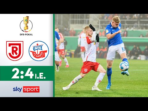Jahn Regensburg - Hansa Rostock | Highlights - DFB-Pokal 2021/22 | 2. Runde