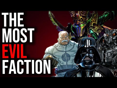 What Is The Most EVIL Faction In Fiction? (Tier List)