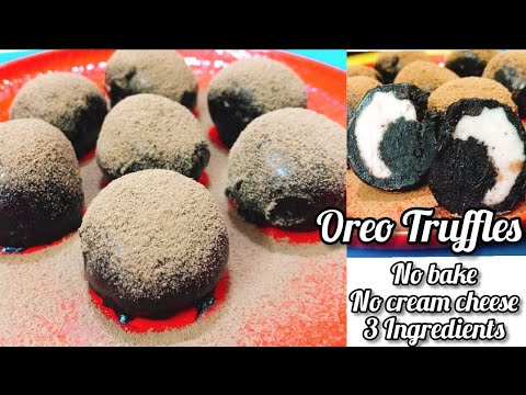 Oreo Truffles without cream cheese | No bake truffles | Stuffed Oreo balls | Sheetal's Kitchen