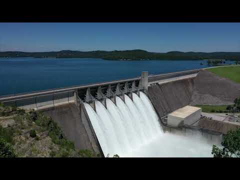 Beaver Dam spillway opens