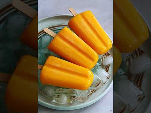 Homemade Mango Ice Cream 🥭 | Only 3 Ingredients | Easy & Creamy