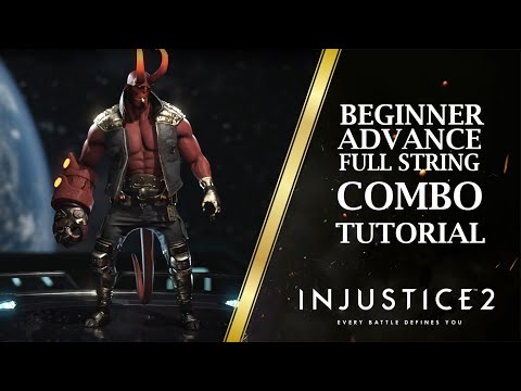 Injustice 2 HELLBOY Combo Tutorial ( Full String | High Damage )