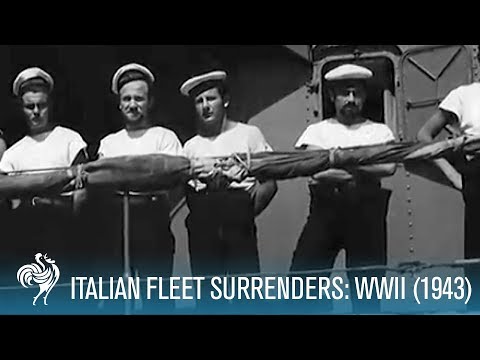Italian Fleet Surrender to the Allies: World War II (1943) | British Pathé