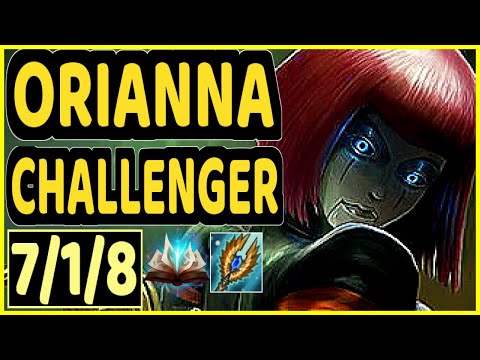 NOMANZ (ORIANNA) - 7/1/8 KDA CHALLENGER GAMEPLAY - EUW