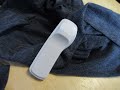 Removing a store security tag from clothing