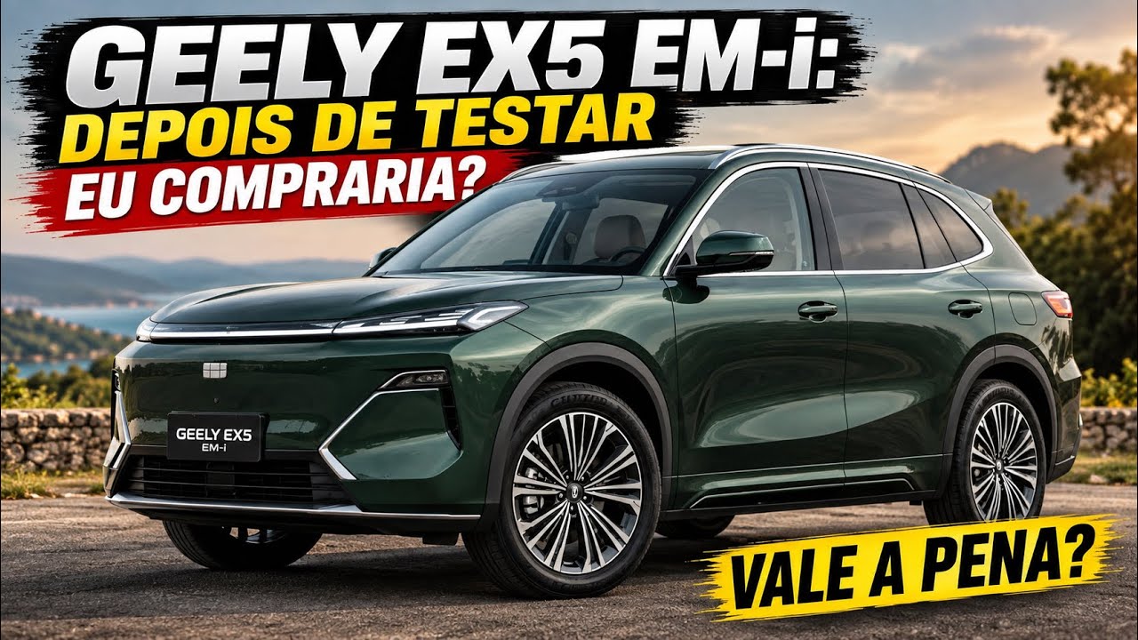GEELY EX5 EMI: VALE A PENA? APÓS O TESTE DE LONGA DURAÇÃO, EU DESCOBRI