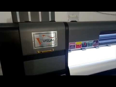 Eco solvent printer vinyl printing machine, capacity: 200 sq...