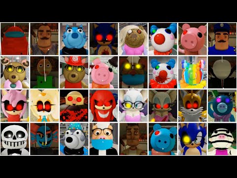 30+ ROBLOX PIGGY RP JUMPSCARES!!!