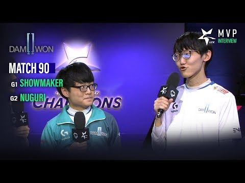 Interview with Showmaker + Nuguri [2019 LCK SPRING] 03.31 Match90 : KT vs DWG