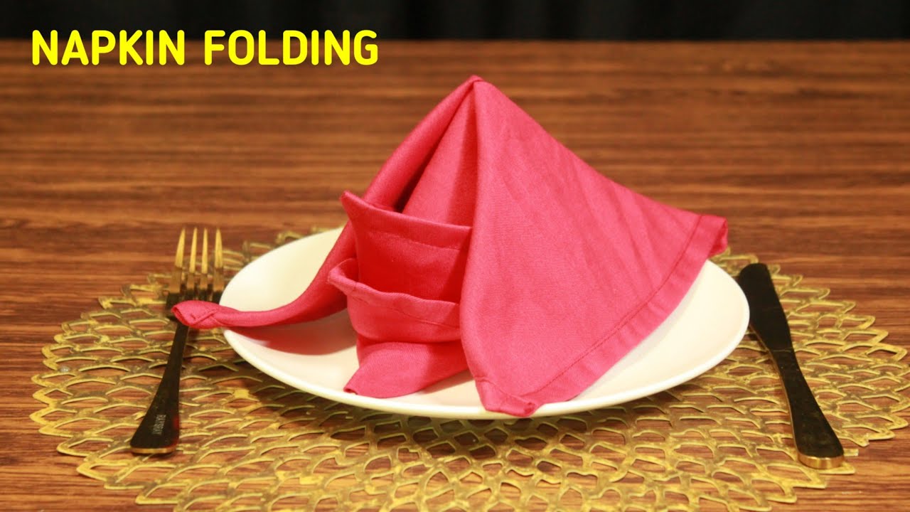 ELEFANT TABLE NAPKIN FOLDING #Tutorial