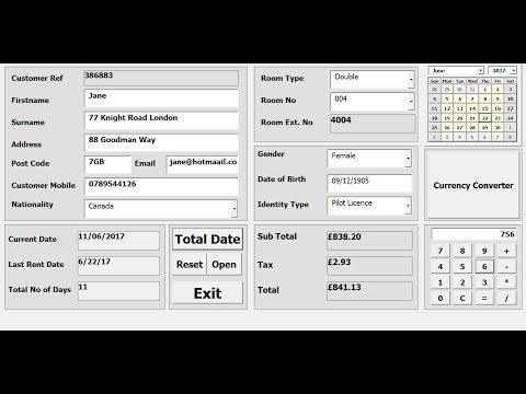 How to Create Hotel Management Systems in Excel Using VBA - Tutorial 4 of 4