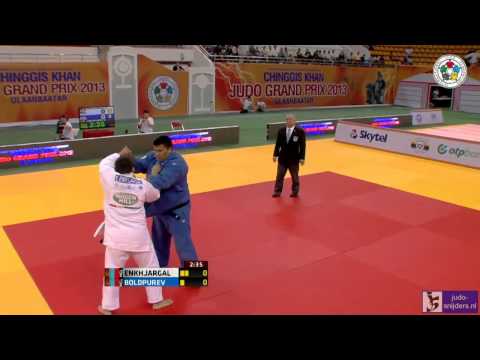 Judo 2013 Grand Prix Ulaanbaatar: Enkhjargal (MGL) - Boldpurev (MGL) [+100kg] bronze