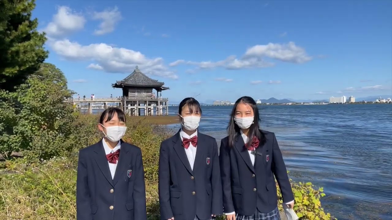 The scenic spots in Katata introduced by JHS students　（中学生が紹介する堅田の景勝地）