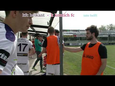 KFC HEIKANT  K KONTICH FC  1STE Helft   4- 9- 22