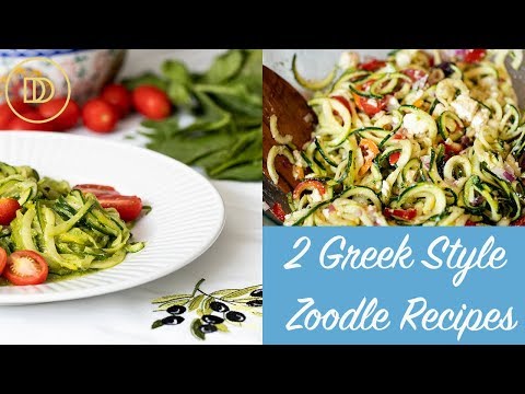 Zoodles -2 Delicious Recipes!