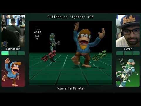 "GuildHouse Fighters #96" - SipMastah (Diddy Kong) v. Suvir (Sheik) - Winners Finals