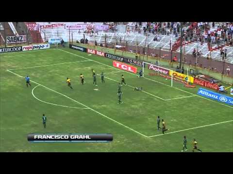 Gol de Francisco Grahl.Huracán 0 Almirante 1.Fecha 21.Torneo Primera B Nacional.FPT