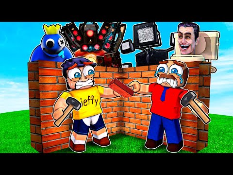 Insane Roblox Build to Survive with Jeffy & Marvin!
