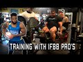 Rugby Athlete Trains Quads With IFBB Pro Bodybuilders
