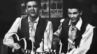The Everly Brothers - "Bird Dog" (B&W version) in stereo!