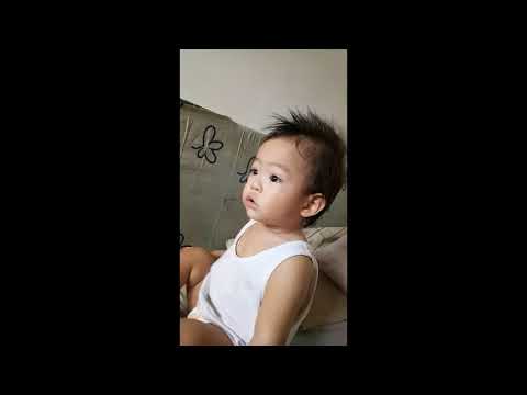 cute baby singing