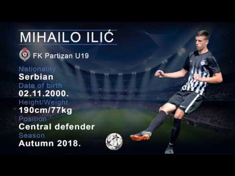 Mihailo Ilic - FK PARTIZAN U19 - highlights I