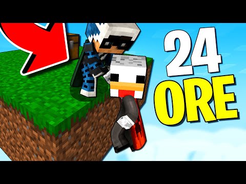 SOPRAVVIVO PER 24 ORE SU UN ISOLA VOLANTE - Minecraft ITA