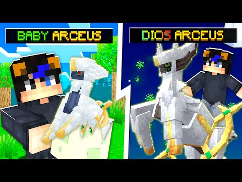 MEJORAMOS de BABY ARCEUS a ARCEUS MEGA en Minecraft PIXELMON!