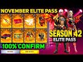 FREE FIRE NOVEMBER ELITE PASS 2021 NOVEMBER ELITE PASS FREE FIRE FF NEW ELITE PASS NOVEMBER 2021