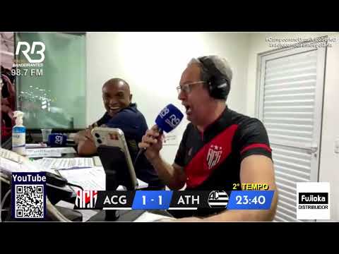 Túlio Isac narrando os gols - Atlético Goianiense 4 x 2 Athletic Clube | Brasileiro Série B