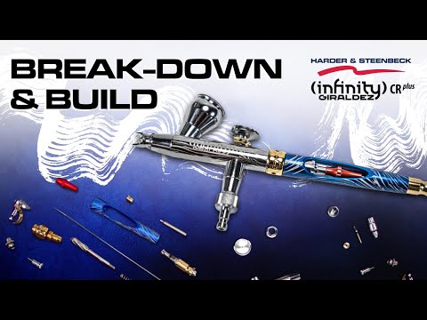 New Giraldez Infinity airbrush by Harder & Steenbeck - Breakdown and reassembly of all parts