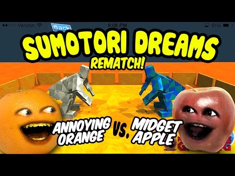 Annoying Orange Let's Play Sumotori Dreams