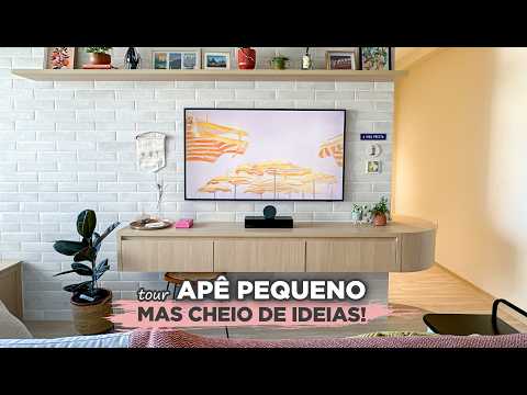 TOUR of the APARTMENT full of SOLUTIONS with INTEGRATED KITCHEN and functional FURNITURE | Gaby G...