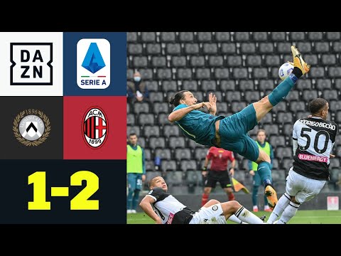 Zlatan macht schon wieder Zlatan-Sachen: Udinese - Milan 1:2 | Serie A | DAZN Highlights