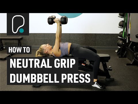 Watch Dumbbell Bench Press with Neutral Grip on YouTube