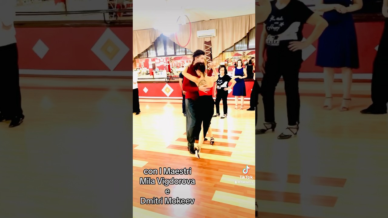 Tango Argentino #italdance @ITALDANCE1 con Mila Vigdorova e Dmitri Mokeev #tango #tangoargentino
