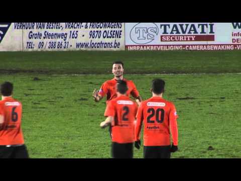 Competitiewedstrijd KMSK Deinze - R.W.S. Bruxelles (2016.01.30)