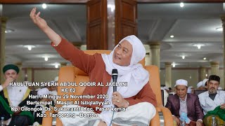 Download lagu HAUL 62 TUAN SYEKH ABDUL QODIR AL JAELANI 2020 || PART 1 mp3