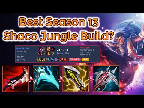 26/0 Duskblade Crit Shaco Build - Plat 1 Ranked [League of Legends] Full Gameplay - Infernal Shaco