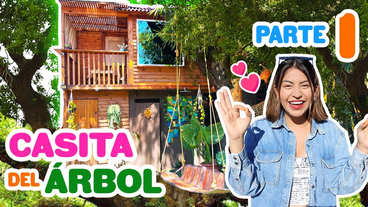 🏡 ¡VIVIENDO 24 HORAS en CASITA DEL ÁRBOL REAL! 🌳 ☀️ Dos Pisos y Techo Mágico| RENTANDO CASITAS 🛖