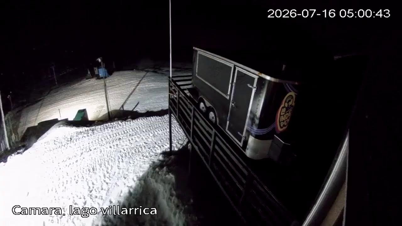 Live webcam view of Pista de Esquí Volcán Villarrica