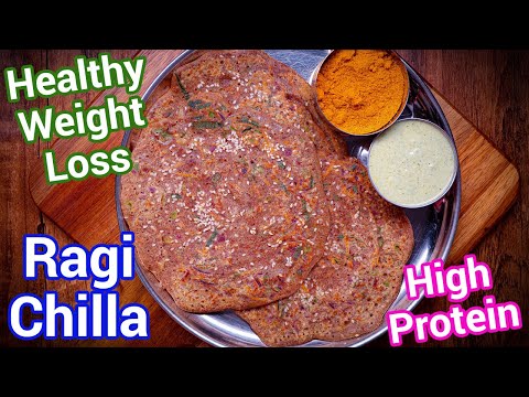 Instant Ragi Chilla - High Protein Weight Loss Breakfast Meal | Quick & Healthy Millet Breakfast