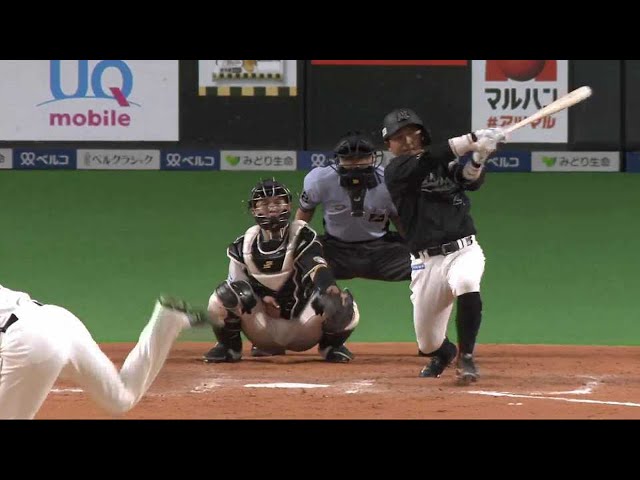 【9回表】マリーンズ・田村 最終回に意地のタイムリー2ベースヒット!! 2021/8/24 F-M
