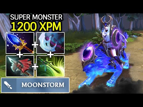 Luna Super Monster – Insane Speed Farming 1200 XPM Dota 2