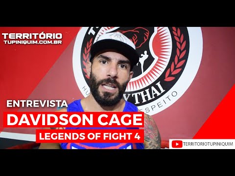 Presidente do Legends of Fight, Davidson Cage conta as novidades da quarta edição do evento