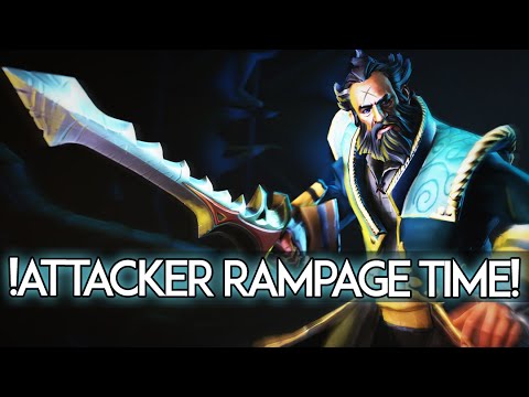 !Attacker Kunkka Rampage Time Dota 2