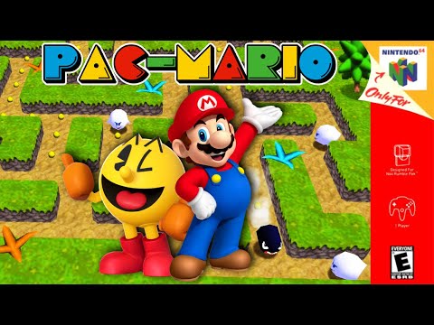 Pacmario - Hack of Super Mario 64 [N64]