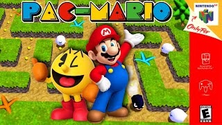 Pacmario - Hack of Super Mario 64 [N64]
